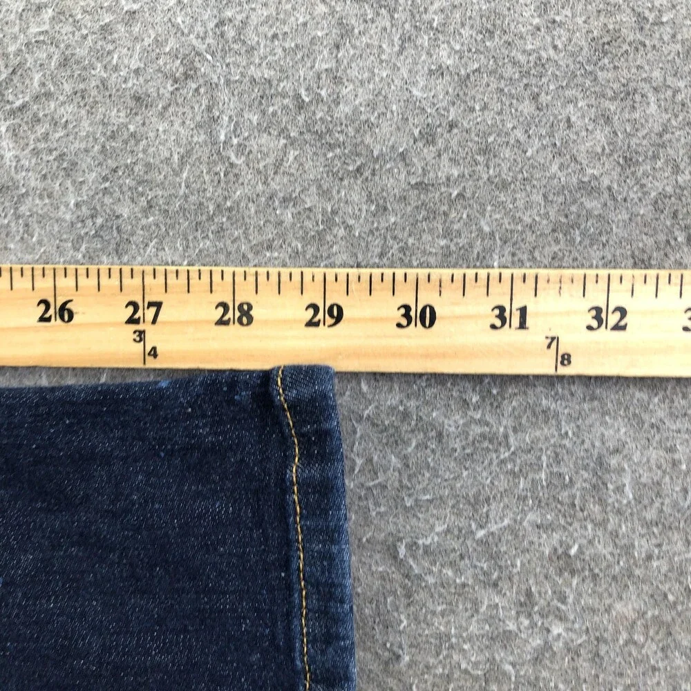 Levis 514 Jeans Mens 38x30 Blue Dark Wash Regular Straight Denim Pants Casual